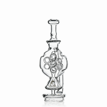 7" Swiss Hole Klein Recycler Glass Attachment for Puffco Peak & Peak Pro | Croia Glass