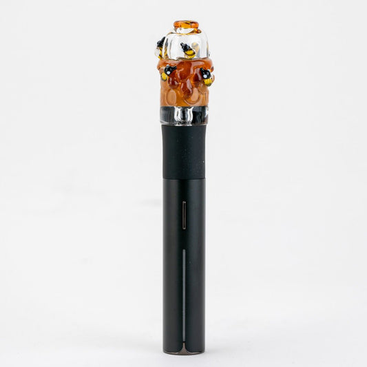Empire Glassworks Puffco Pivot Glass Mouthpiece - Save the Bees