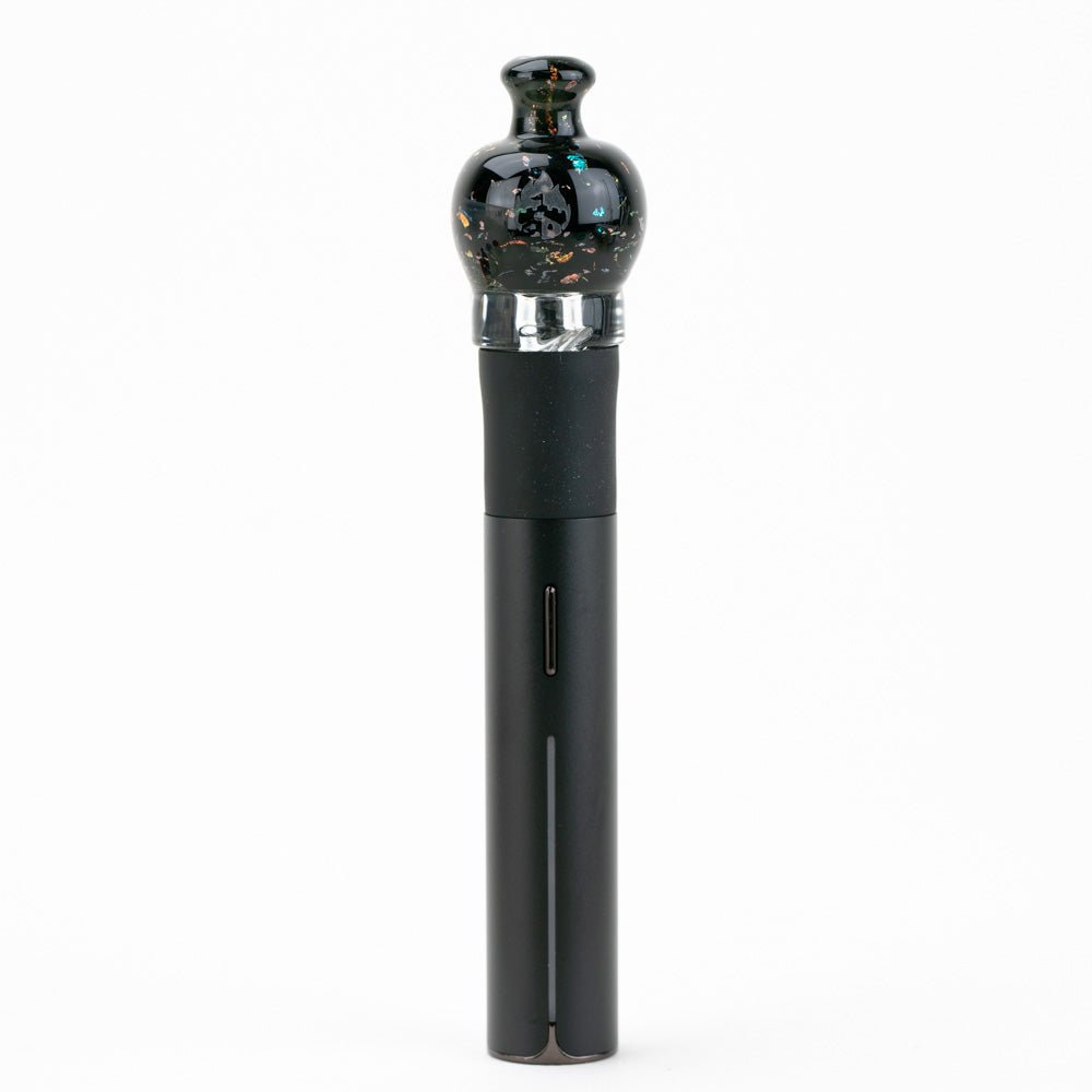 Empire Glassworks Puffco Pivot Glass Mouthpiece - Black Nebula