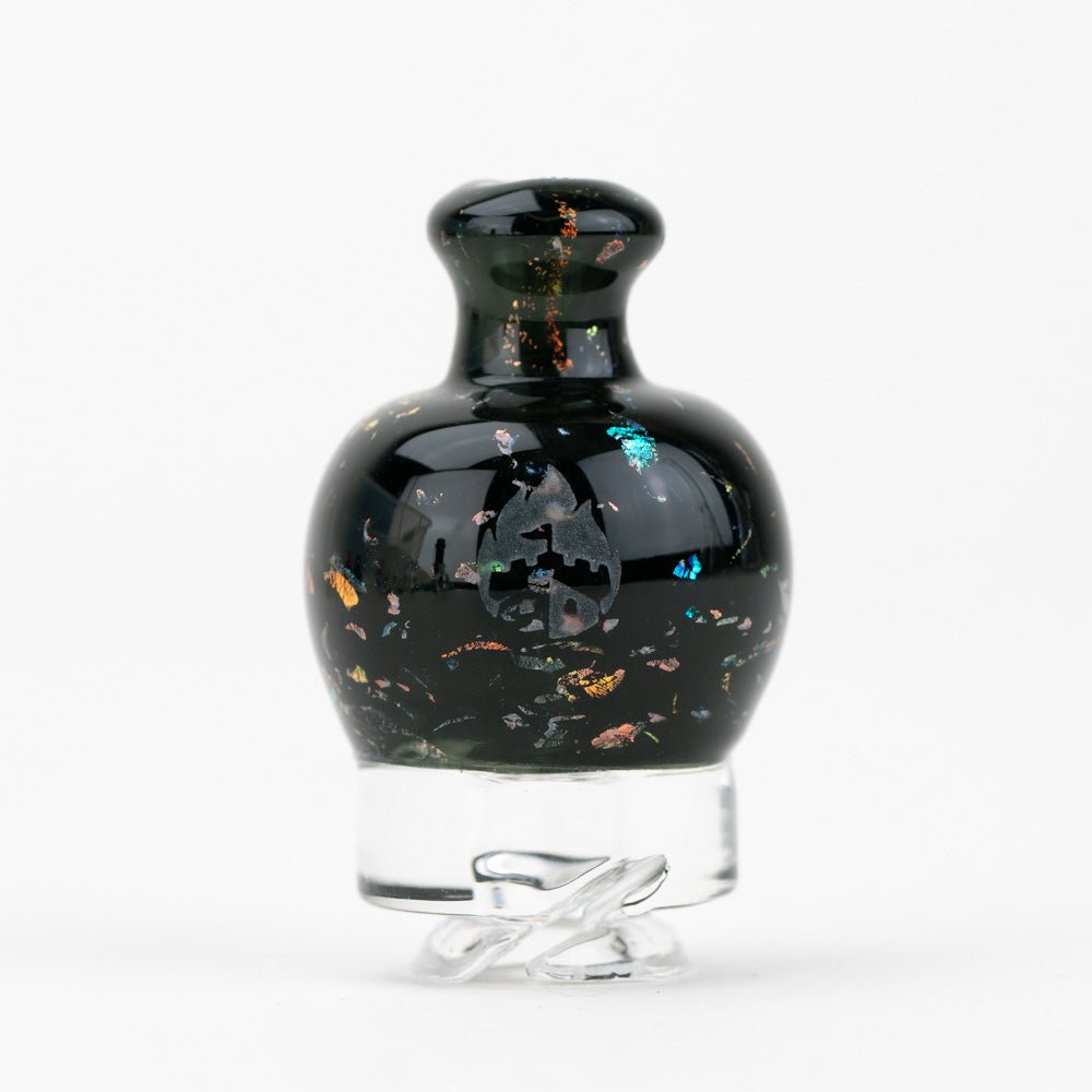 Empire Glassworks Puffco Pivot Glass Mouthpiece - Black Nebula