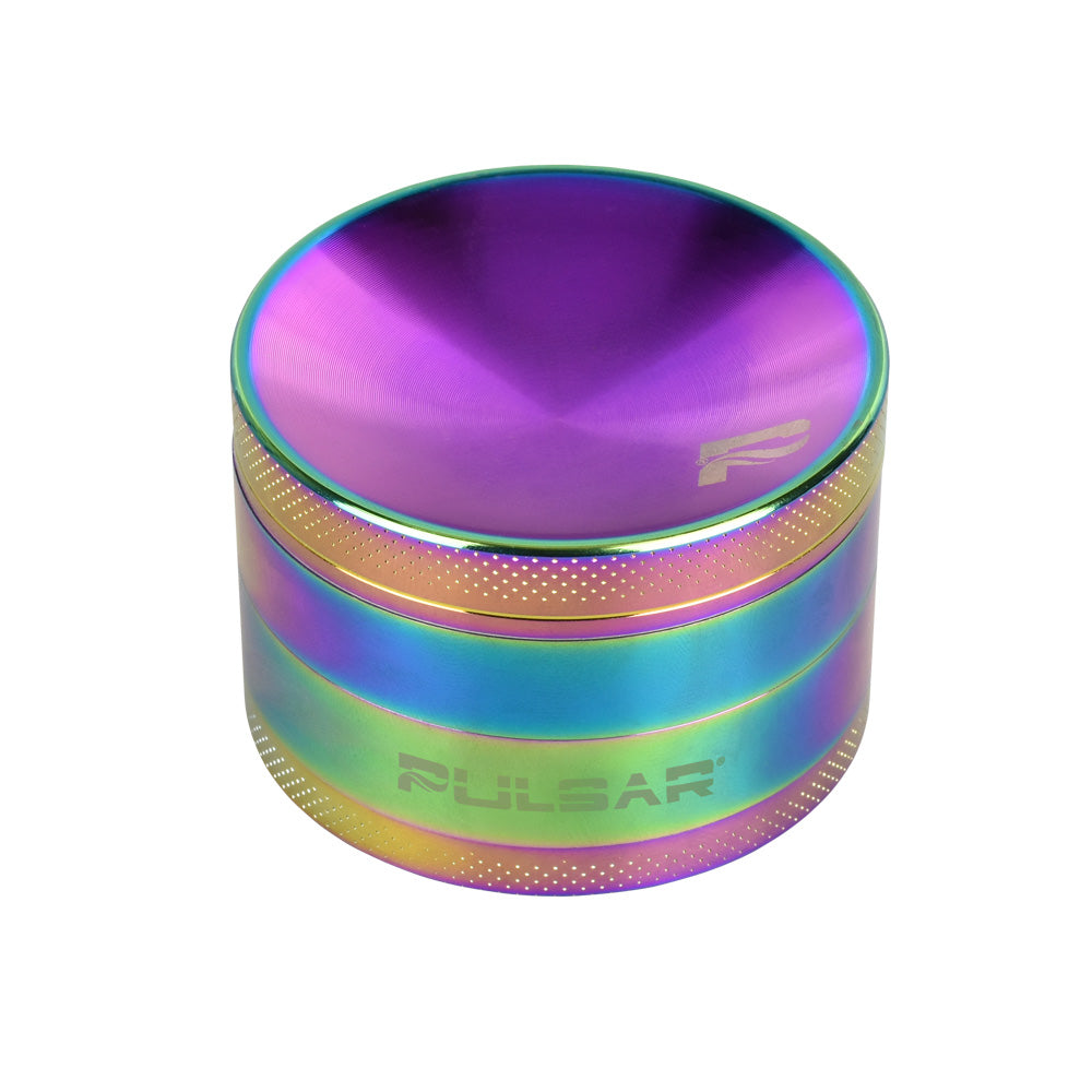 Pulsar Concave Rainbow Anodized Aluminum Grinder | 2.5"