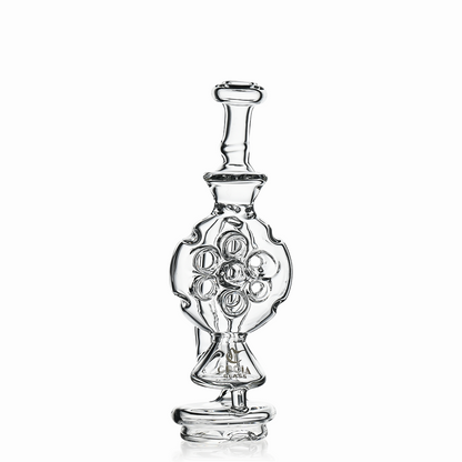 7" Swiss Hole Klein Recycler Glass Attachment for Puffco Peak & Peak Pro | Croia Glass