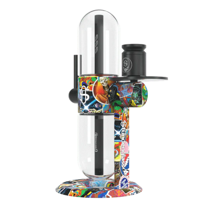 Stündenglass x Grateful Dead Gravity Infuser Water Pipe - Legacy Patchwork / 15"